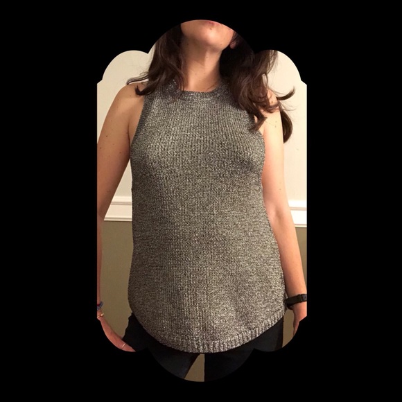✨Silver Racerback Tank✨ - Picture 2 of 6